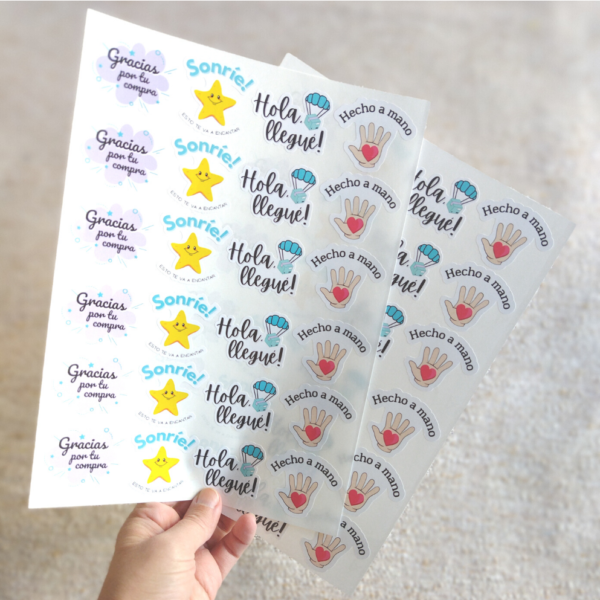 Plancha stickers e-commerce x24u NO EDITABLE