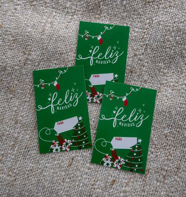 TARJETAS NAVIDEÑAS PARA: X12 DISEÑO ARBOLITO