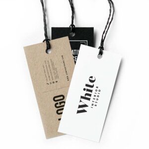 TAGS COLGANTES CARTON 450g RIGIDAS FRENTE Y DORSO