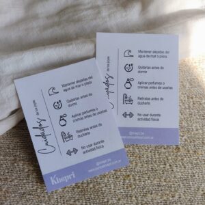 TARJETA CUIDADO DE TUS JOYAS X30