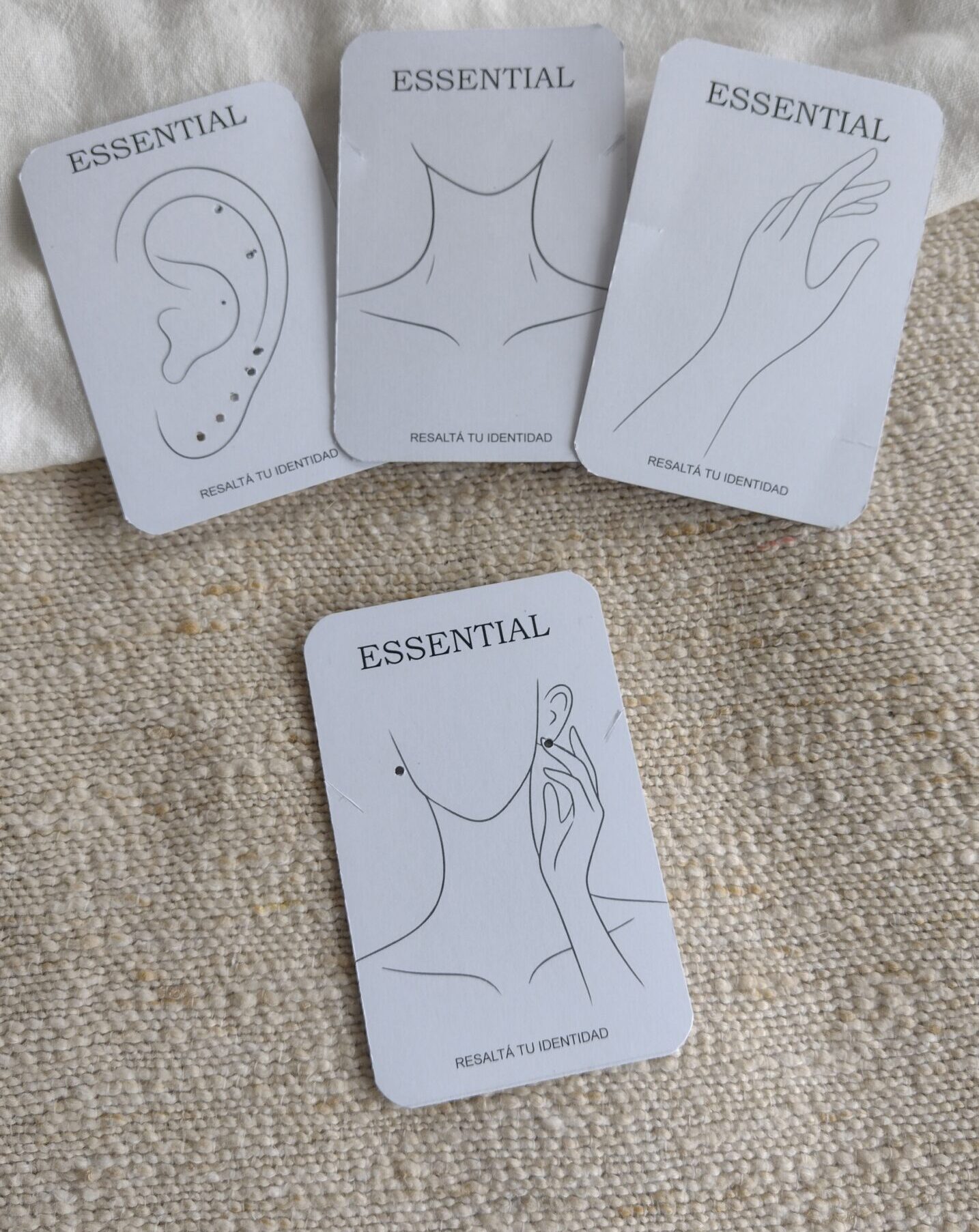 TARJETA JOYERIA SURTIDAS LINEA ESSENCIAL X24