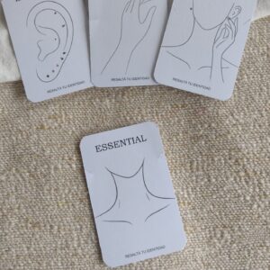 TARJETA P/ COLLAR LINEA ESSENCIAL X25