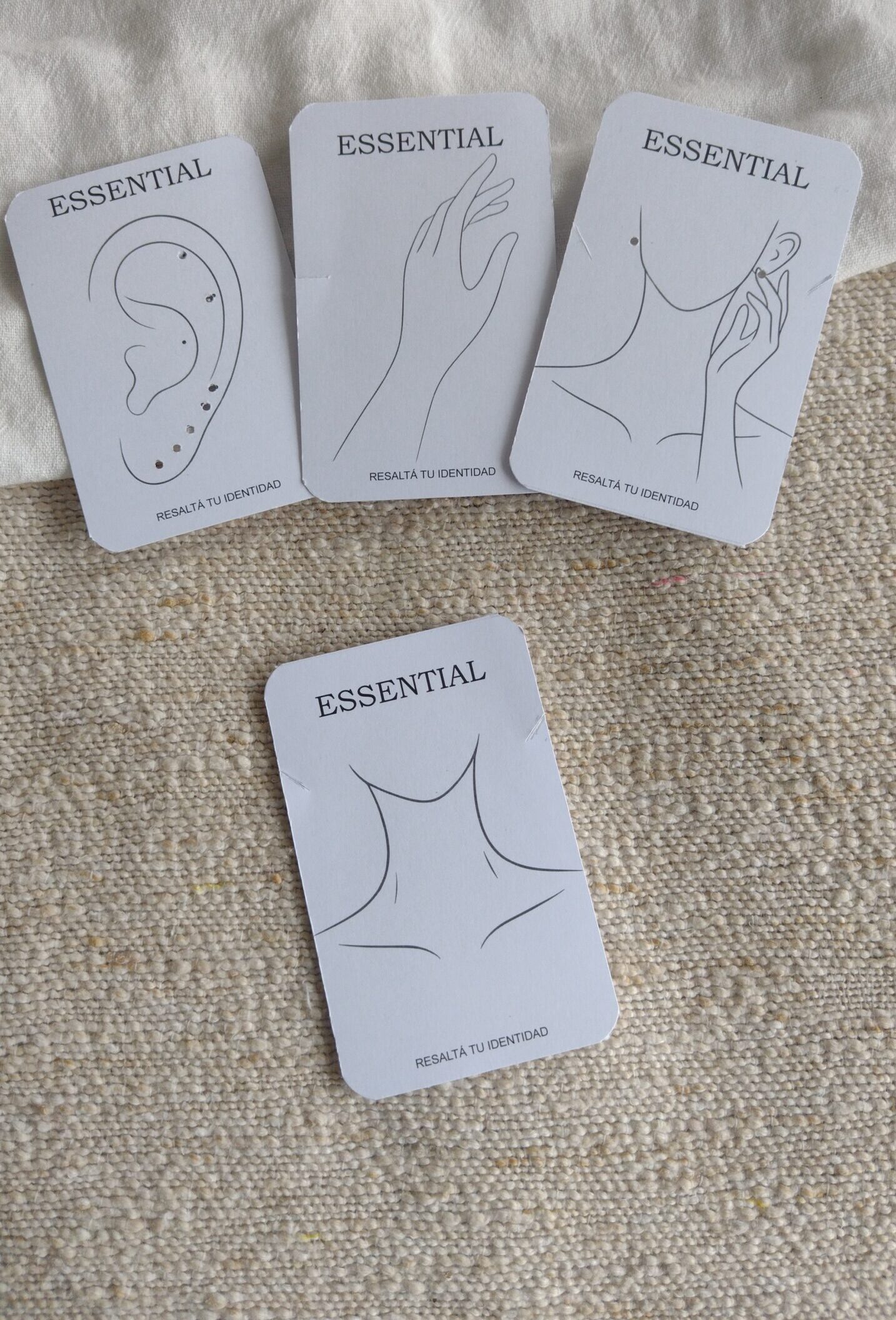 TARJETA P/ COLLAR LINEA ESSENCIAL X25